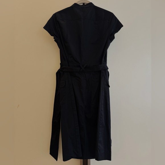 Banana Republic Black Midi Dress with Belt - Picture 7 of 7